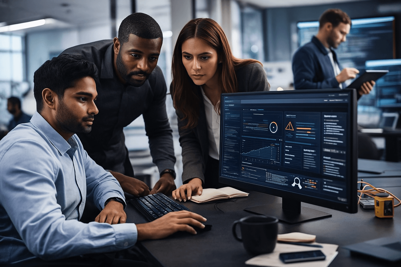 Monitoring and alerting dashboard for managed cloud servers