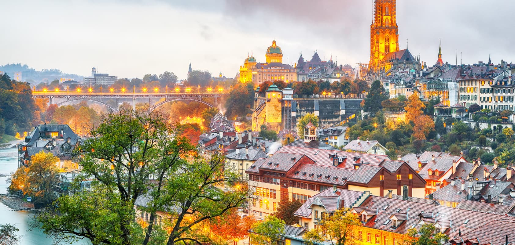 European city skyline symbolising cross-border compliance